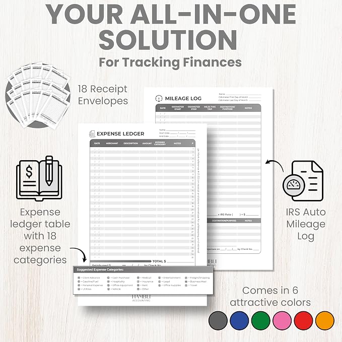 Extra Large Receipt Envelope & Receipts Organizer - Image 2