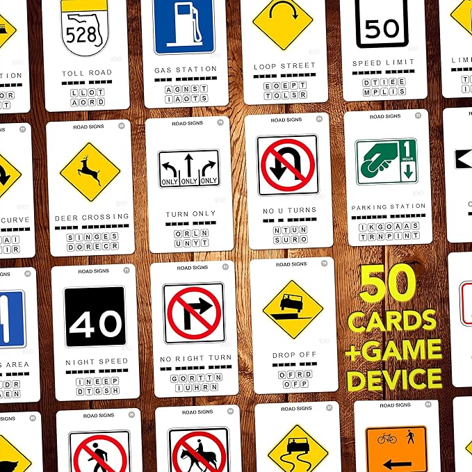 100 PICS US Road Signs Travel Game - Image 5