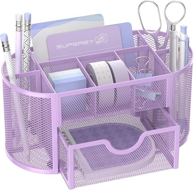 SUPEASY Mesh Desk Organizer, Desk Accessories & Workspace Organizers by SUPEASY