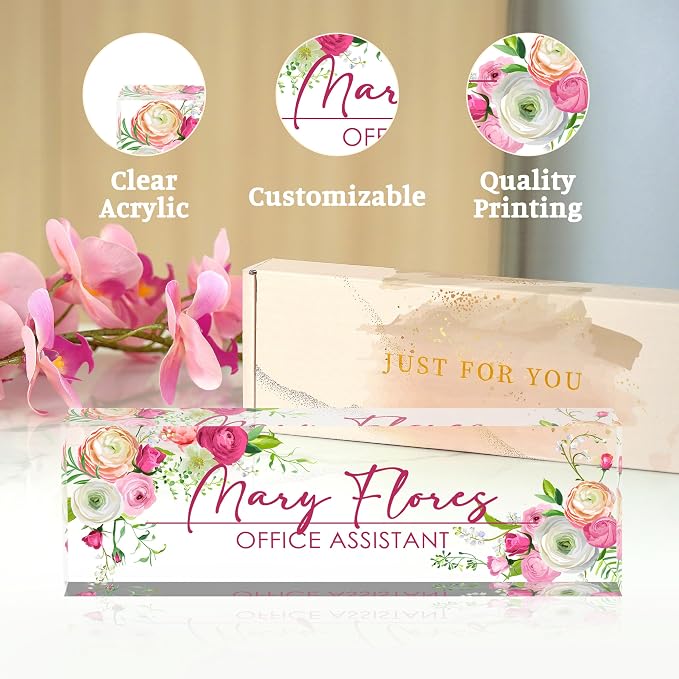 Personalized Desk Name Plate - Image 5