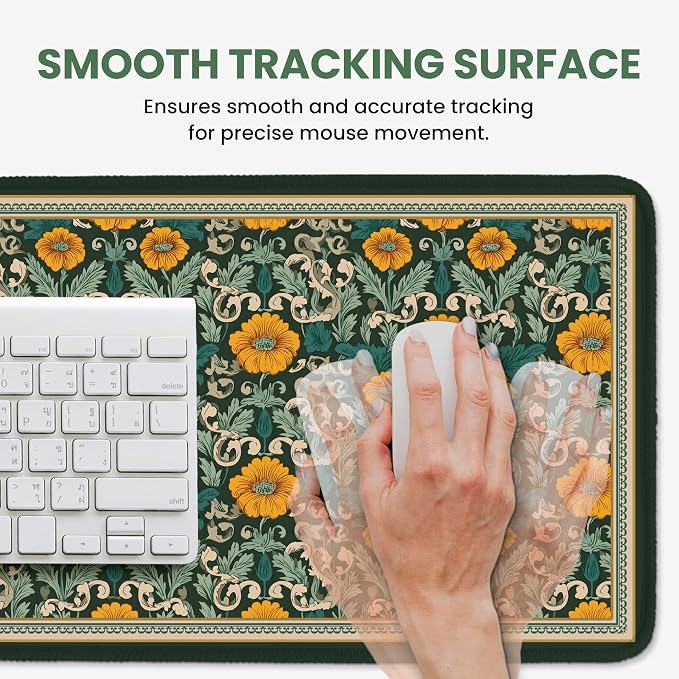 Large Mouse Pad for Desktop, Cute Desk Mat Pad Protector for Work & Gaming - Image 4