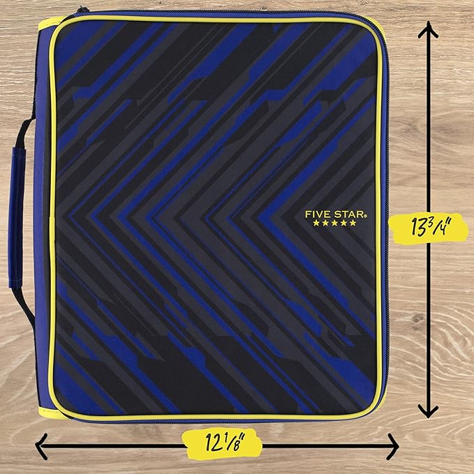 Five Star Zipper Binder 2 Inch O-Rings Case Organiser - Image 7