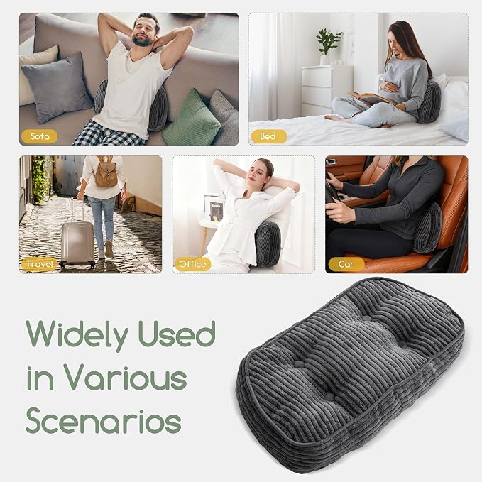 HIGOGOGO Lumbar Support Pillow for Recliner Chair/Accent Chair/Couch/Office - Image 7