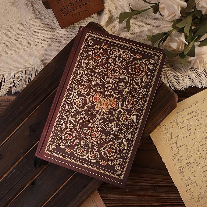 Line Notebooks for Women Men, A5 Aesthetic Hardcover Ruled Diary, 100 GSM Journals for Writing for Work, Note Taking, Office School-DeskLoop Office