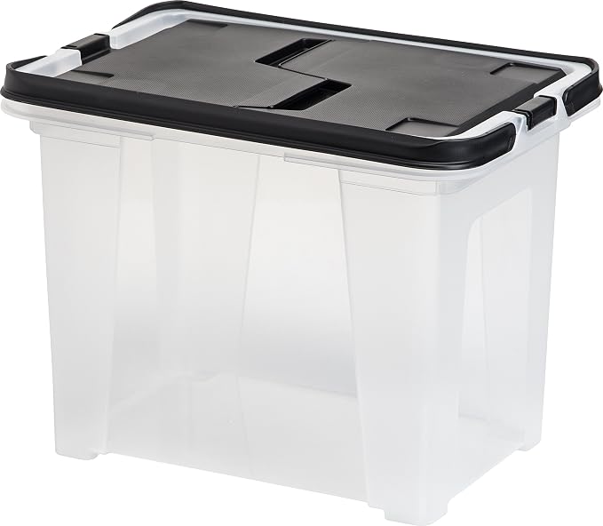 IRIS USA File Box File Organizer w/Wing Lid - Image 8