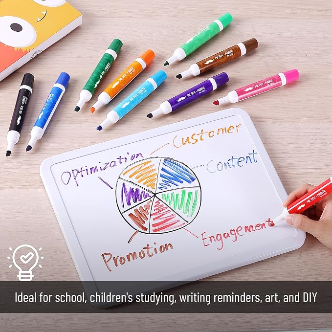 Mr. Pen- Dry Erase Markers, 16 Pack, Low Odor Ink | Chisel Tip, Back to School - Image 6