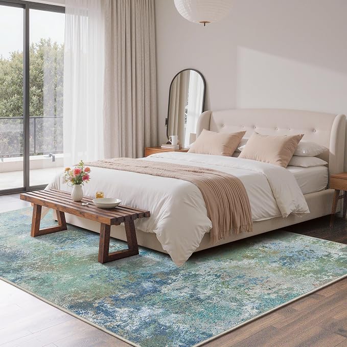 GENIMO 3x5 Rugs for Entryway Entrance, Modern Lightweight Rug Ultra Soft Indoor - Image 4