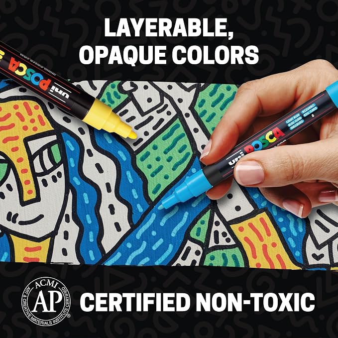 Posca Paint Art Markers, Artist Recommended Paint Pens - Image 5