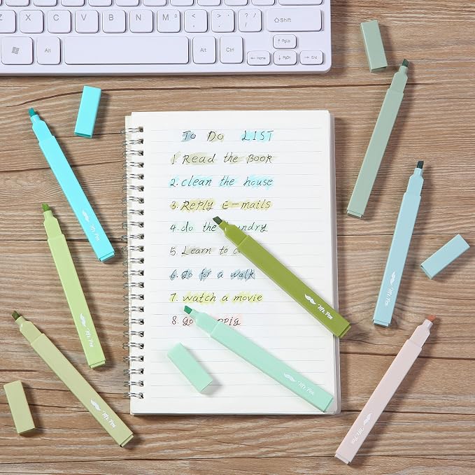 Mr. Pen- Aesthetic Highlighters No Bleed, 8 Pack, Cute Highlighters Assorted - Image 6