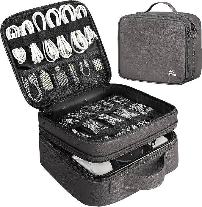 MATEIN Cord Organizer Case by MATEIN