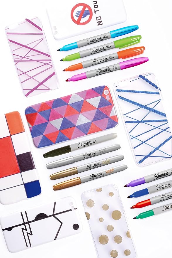 Sharpie 37600PP Permanent Markers, Ultra Fine Point, Classic Colors - Image 8