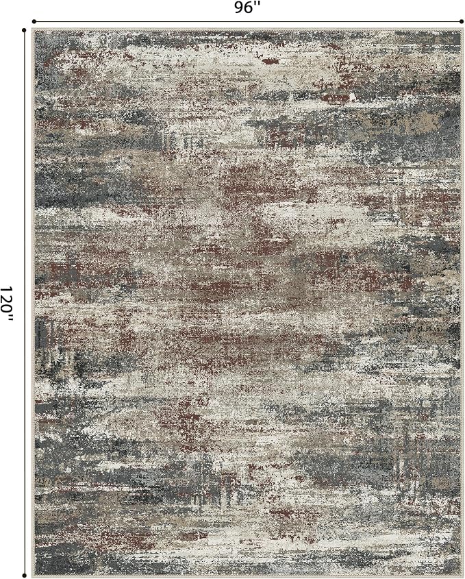 GENIMO 8x10 Area Rugs, Machine Washable Rugs - Image 2