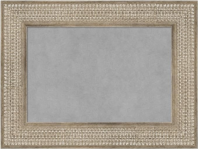 Amanti Art Silver Framed Magnetic Board 18x24 Small Vision Board by AmantiArt