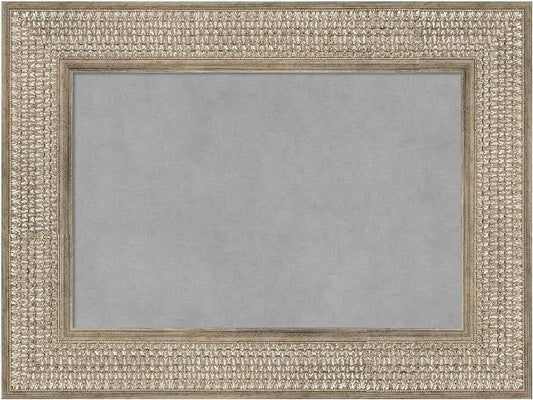Amanti Art Silver Framed Magnetic Board 18x24 Small Vision Board by AmantiArt