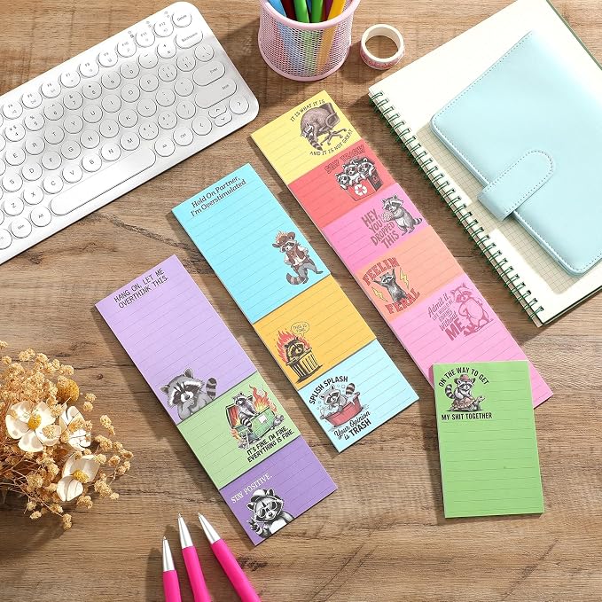 12 Pack Funny Notepads, 5x3 Inches Sarcastic Note Pads Memo Fun Office Gifts - Image 7