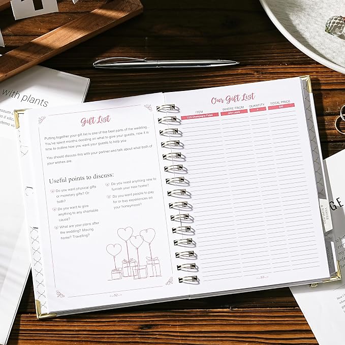 Artan Wedding Planner Book and Organizer - Image 8