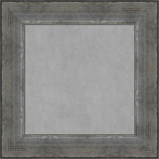Amanti Art Silver Framed Magnetic Board 16x16 X-Small Vision Board by AmantiArt