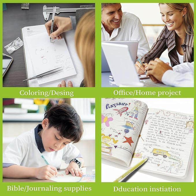 Colored Gel Pens Set, 0.6mm Fine Point for Black & White Paper, Cute Pens for Journaling, Adult Coloring Books, Bible, Drawing, Note Taking, School & Journaling Supplies (72 Advanced Colors)-DeskLoop Office