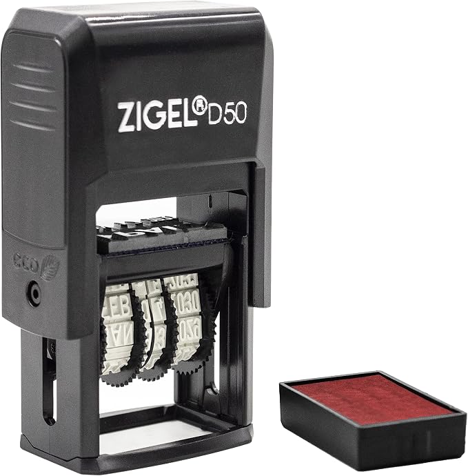 ZIGEL D50 Date Stamp with Scanned - Image 3