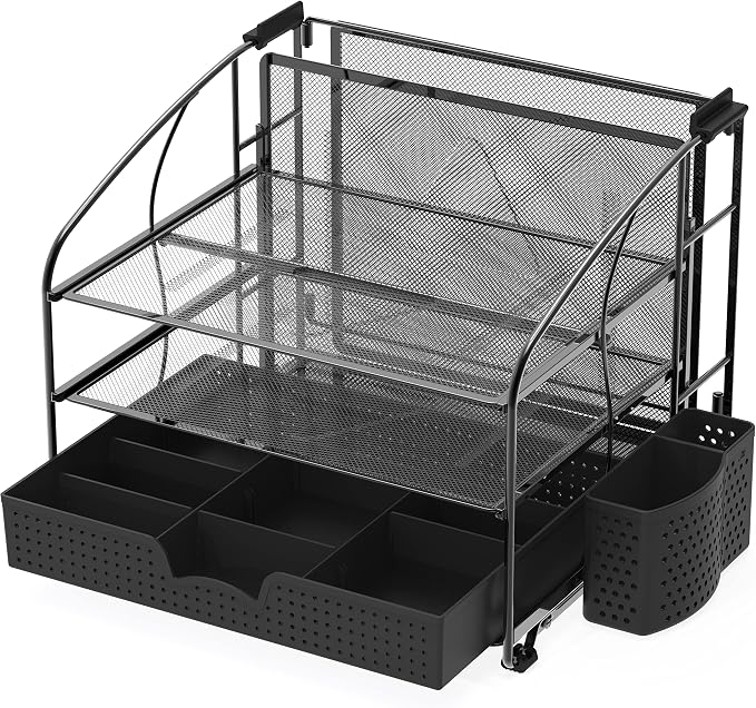Simple Houseware 3-Tier Desk Organizer - Image 6