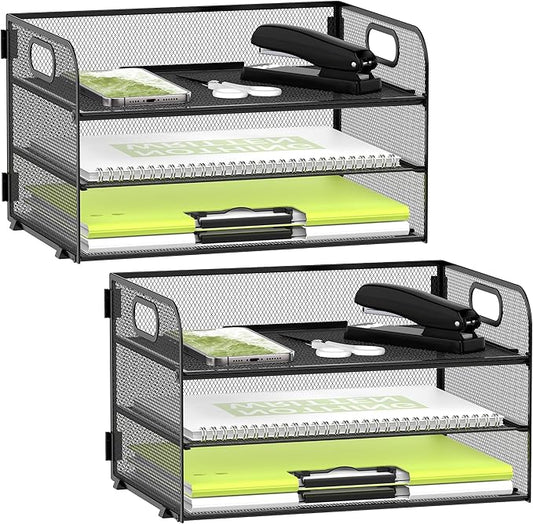 Daltrack 3-Tier Mesh Desk Organizer by DALTACK