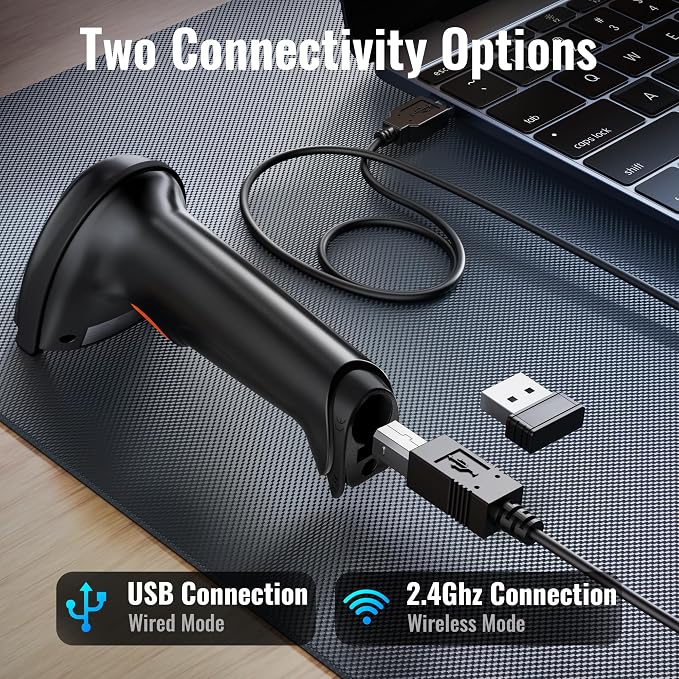 Tera Barcode Scanner with Battery Indicator: 2D Wireless, 2.4G Wireless - Image 3