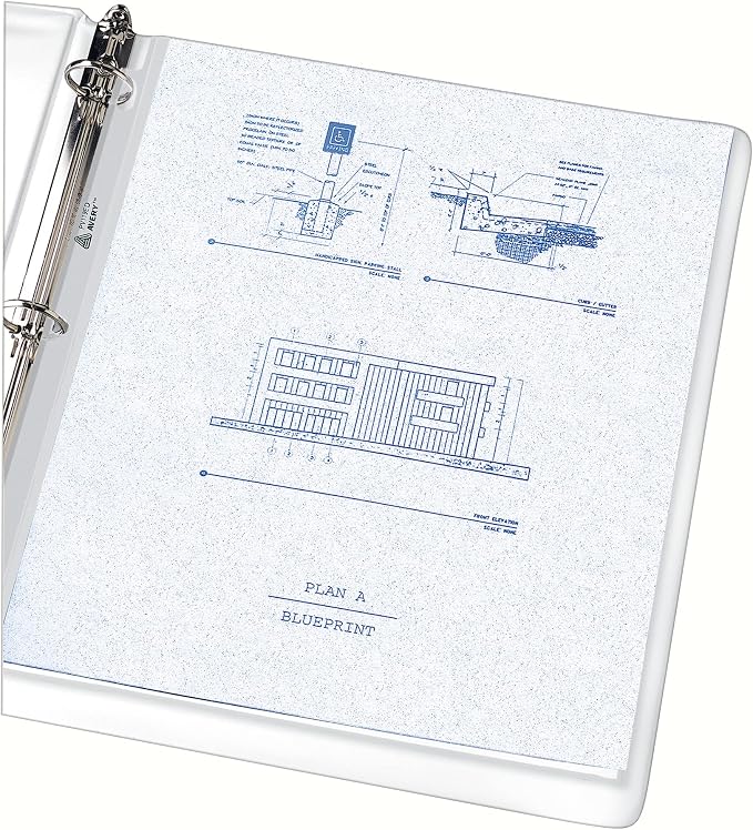 Avery Semi-Clear Economy Sheet Protectors, Top Load, 100 Document Protectors - Image 2