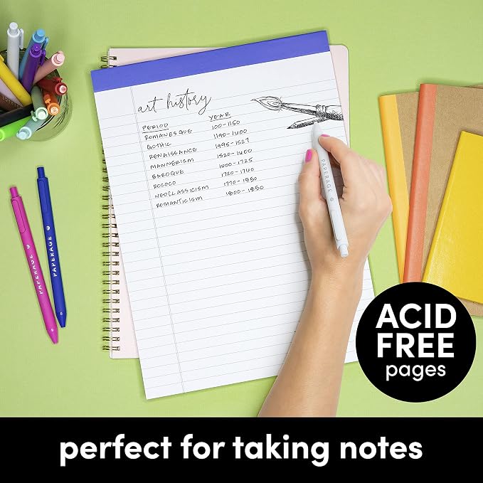 PAPERAGE Lined Legal Pads, 6 Pack, 50 Sheets Each, Wide/Legal Ruled, Note Pads - Image 6