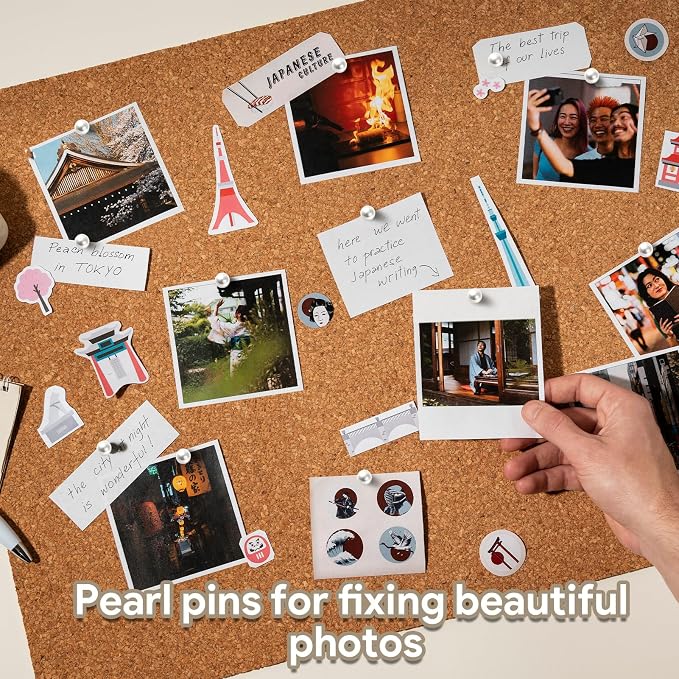 100 Pcs Pearl Pins, Pearl Push Pins Thumb Tacks - Image 7