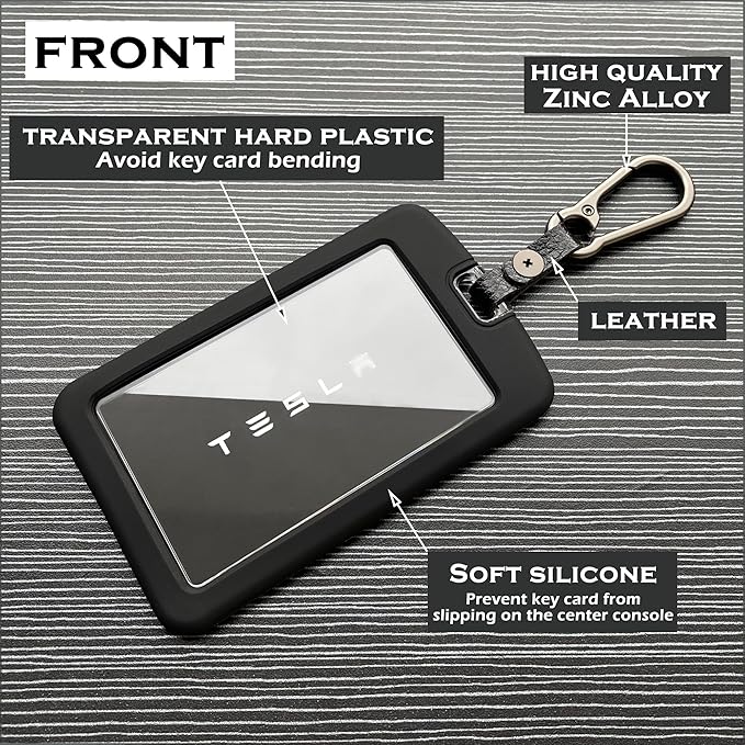 TANDRIVE 2PCS Silicone Key Card Holder Case Compatible - Image 2