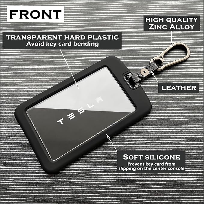 TANDRIVE 2PCS Silicone Key Card Holder Case Compatible - Image 2