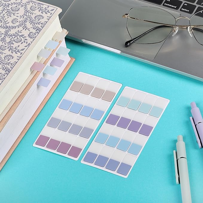 Mr. Pen- Sticky Index Tabs, 480 Pcs, Pastel Sticky Tabs for Notebooks, Page Markers, Page Tabs for Binders, Page Tabs Sticky Tabs for Books, Notebook Tabs, Book Sticky Tabs for Notebooks-DeskLoop Office