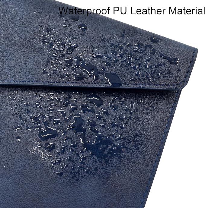 VANRA 1 Piece PU Leather File Folders A4 Document Holder File Envelope - Image 5