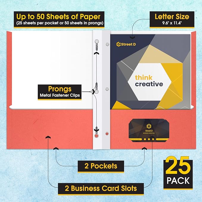 2 Pocket Portfolio Folders - Image 2