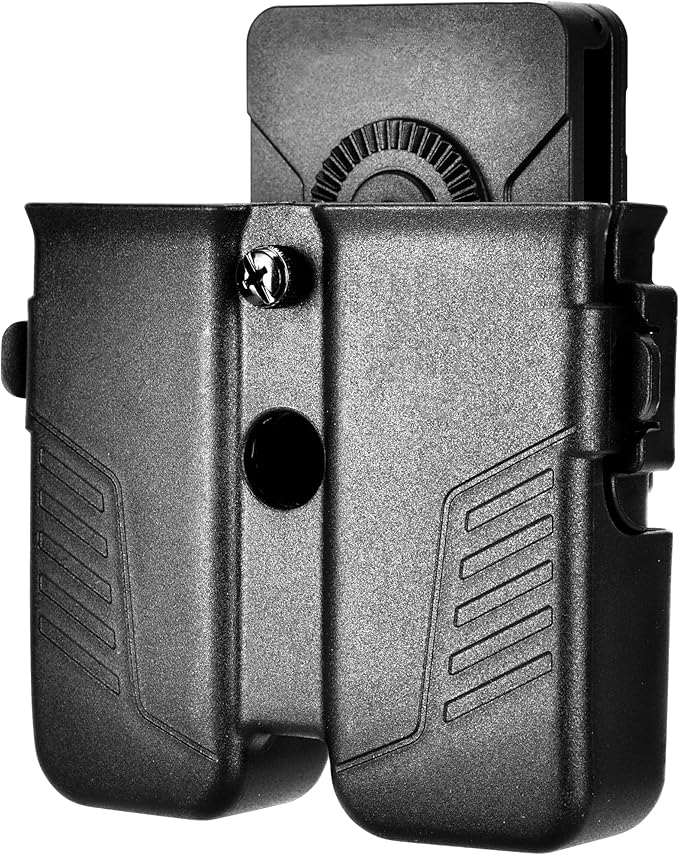 Double Magazine Holster, Universal Magazine Pouch, 9mm/40/45/10mm/380 Mag by Bedone