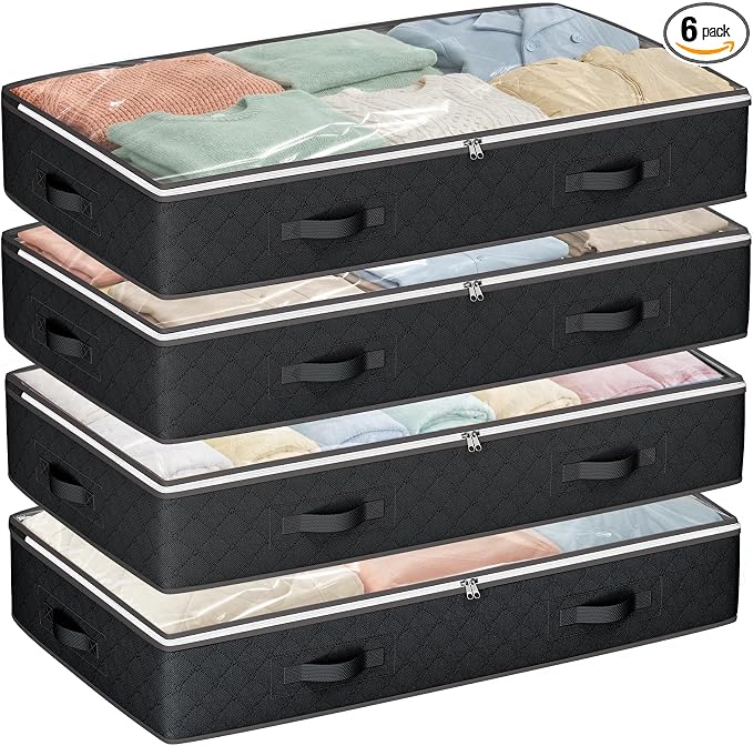 Budding Joy 90L Under Bed Storage Containers, Closet Organizers and Storage Bins by BuddingJoy-BuildaJoyfulLifeforYou