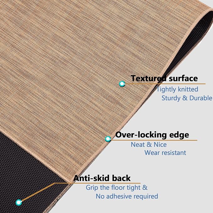 Office Chair Mat for Hardwood Floor, Large Anti-Slip Hard Floor Protector - Image 3