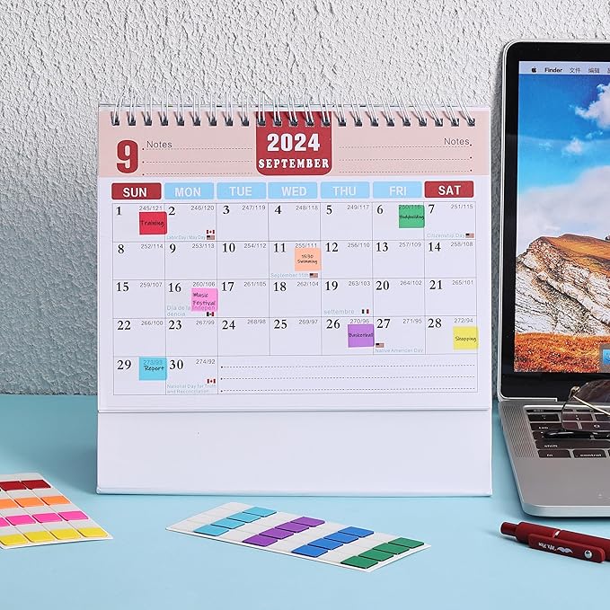 Mr. Pen- Sticky Index Tabs, 480 Pcs, Colorful Sticky Tabs for Notebooks, Page Markers, Page Tabs for Binders, Page Tabs Sticky Tabs for Books, Notebook Tabs, Book Sticky Tabs for Notebooks-DeskLoop Office