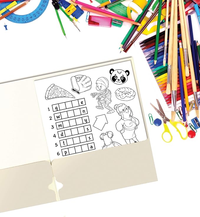 Better Office Products Two Pocket Portfolio Folders, Letter Size Paper Folders - Image 7
