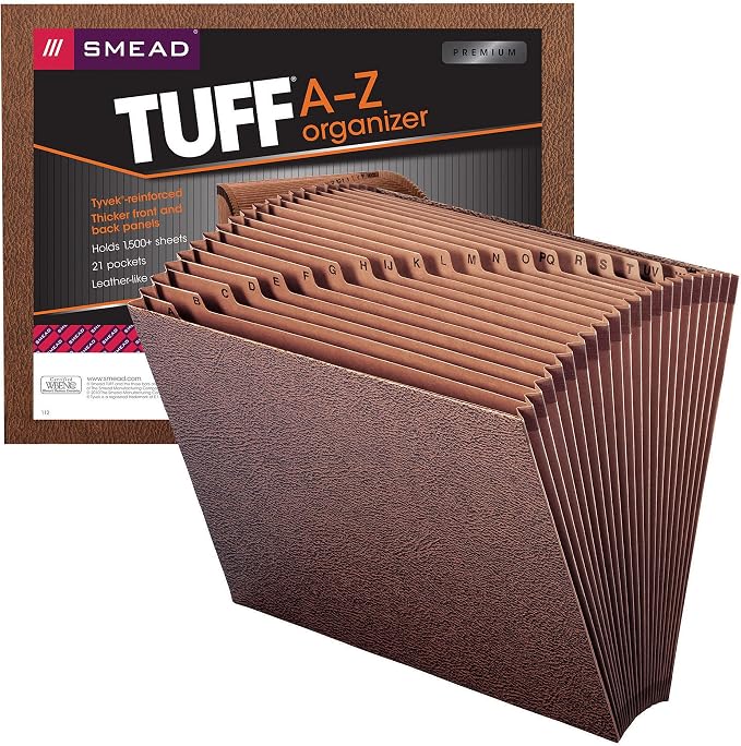 Smead TUFF Expanding File, Alphabetic, 21 Pockets, Letter Size - Image 4