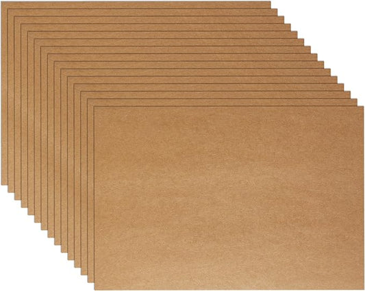 Guakicae 150 Sheets Brown Cardstock 4 x 6 Kraft Paper, 300gsm/110lb Heavyweight by Guakicae