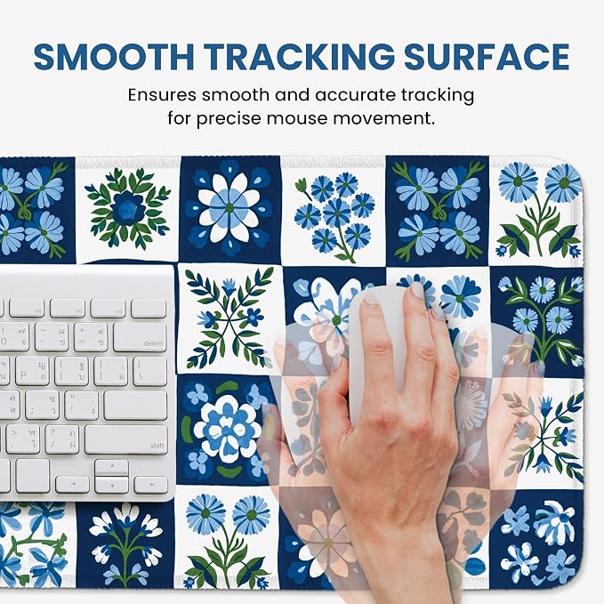 Large Mouse Pad for Desktop, Cute Desk Mat Pad Protector for Work & Gaming - Image 4