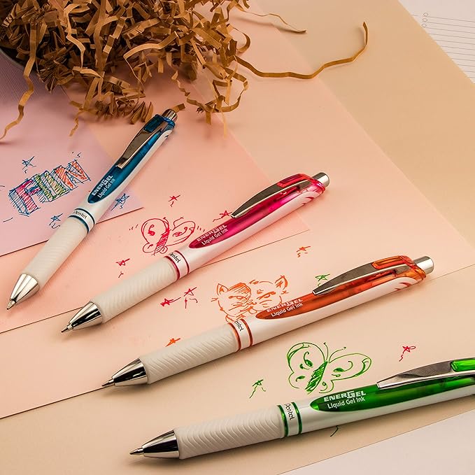 Pentel EnerGel Pearl Gel Pen, Needle Tip - Image 7
