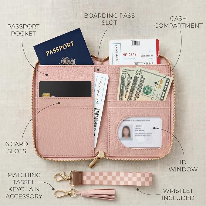 Beautiful Passport Holder And Travel Wallet - Image 3