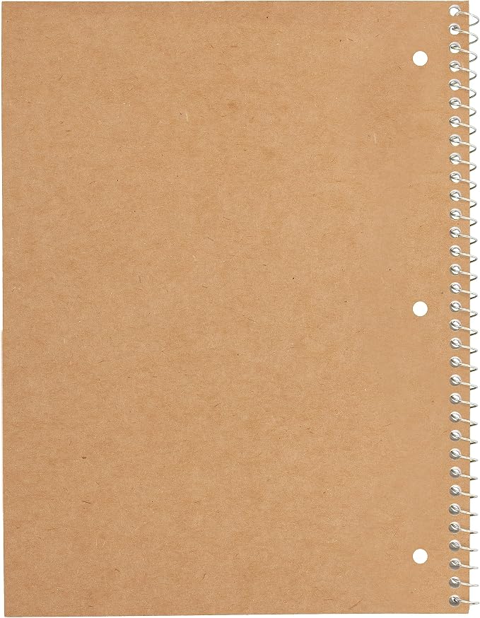 Mead Spiral Notebook, 6 Pack, 1 Subject, Wide Ruled Paper, 7-1/2" x 10-1/2" - Image 6