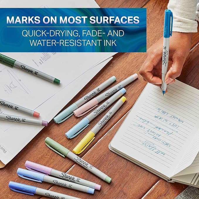Sharpie Permanent Markers, Mystic Gems Special Edition Pack, Ultra Fine Point - Image 3