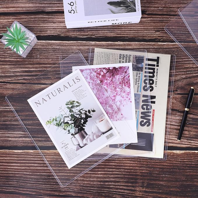 Ndsox 5 Pack 8" x 10" Rigid Print Protectors Clear Hard Plastic Sheet - Image 7