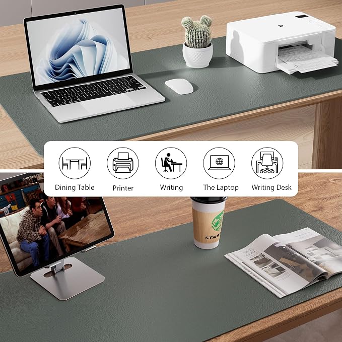 Aothia Faux Leather Desk Mat - Image 6