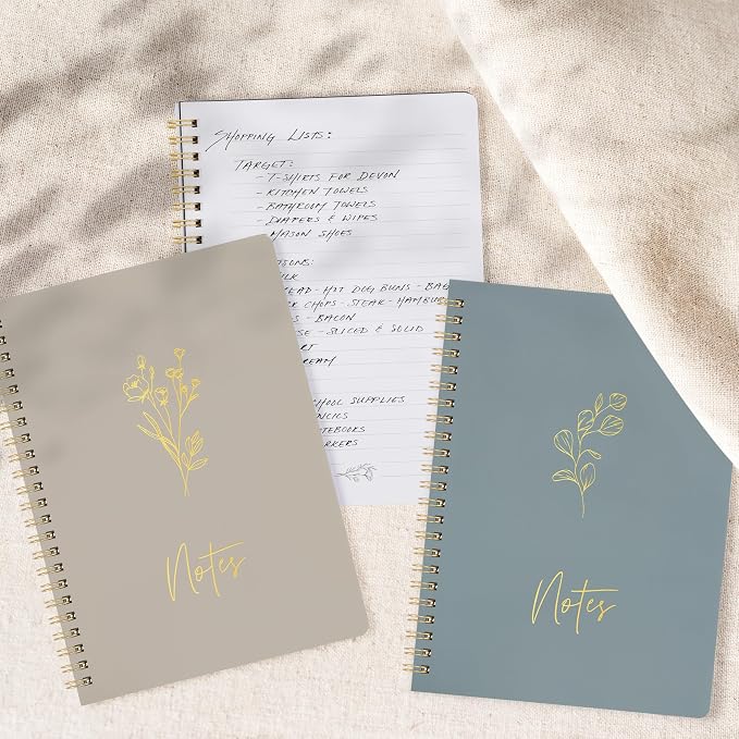 ZICOTO Aesthetic Spiral Notebook Set of 3 - Image 2