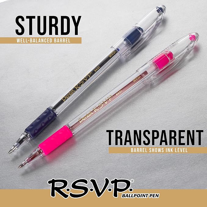 Pentel RSVP Ballpoint Pen, Fine Line - Image 5
